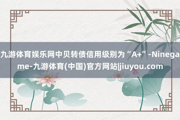 九游体育娱乐网中贝转债信用级别为“A+”-Ninegame-九游体育(中国)官方网站|jiuyou.com